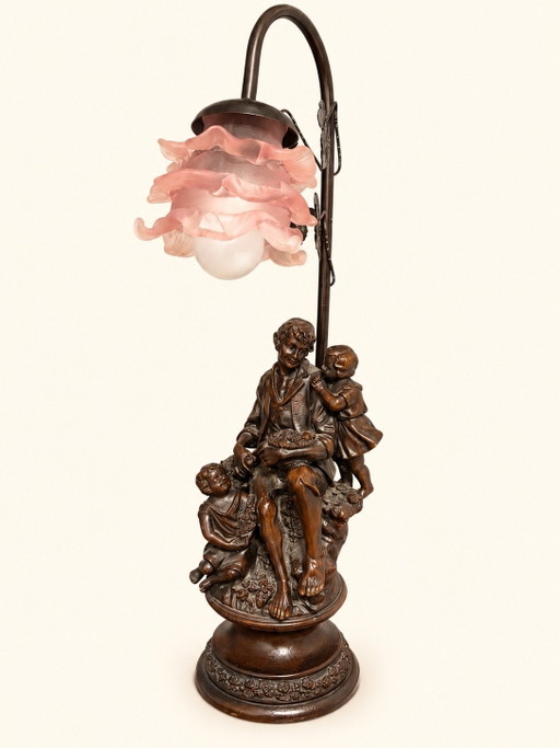 Jugendstil-Lampe aus Regule