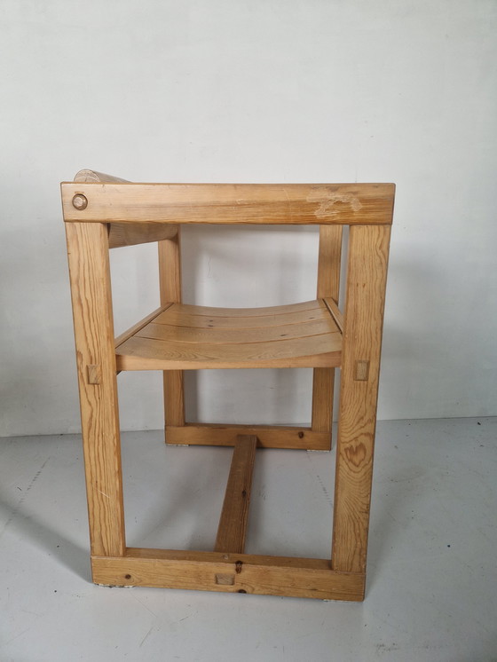 Image 1 of Edvin Helseth Trybo Fureka 313 Kiefer Brutalistischer Esszimmerstuhl