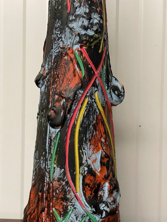 Image 1 of Un vaso vintage colorato extra large