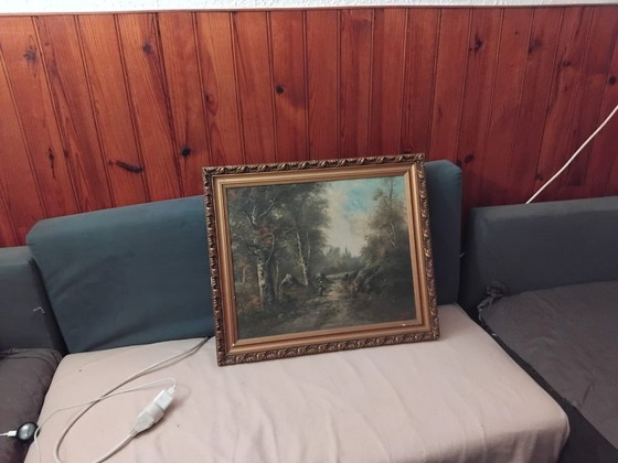 Image 1 of LARGE SIGNED PAINTING