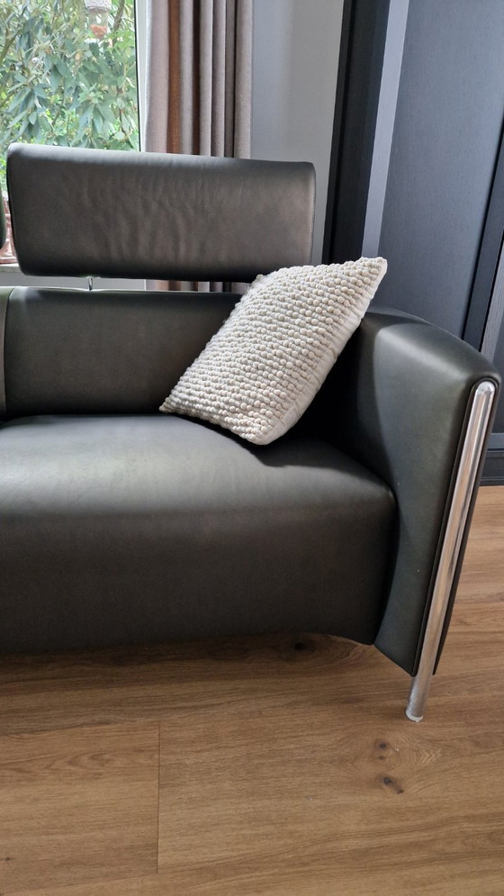 Image 1 of Leolux Goncharov 2-Sitzer-Sofa mit Hocker
