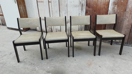 Mid Century Modern Esszimmerstühle im skandinavischen Stil - 4er Set