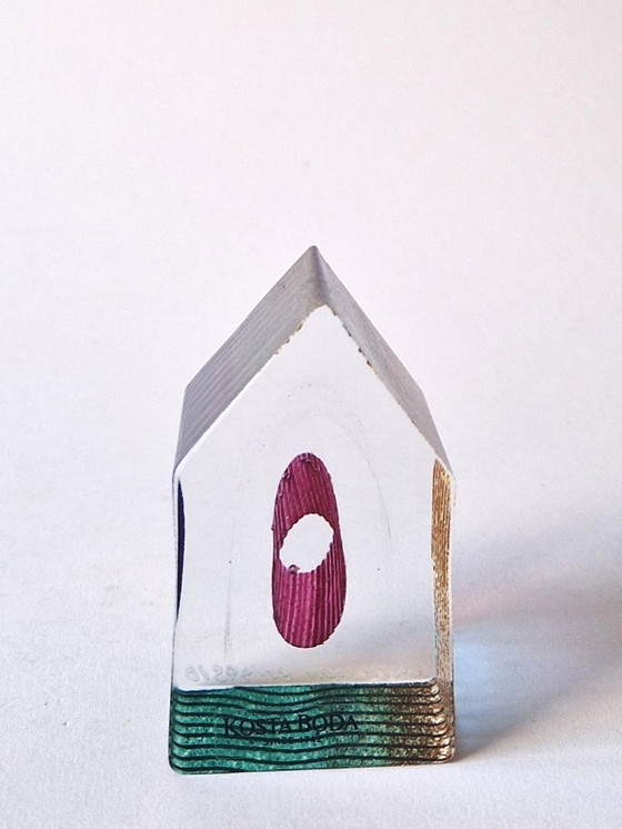 Image 1 of Kosta Boda - Mini scultura "Country Living" di Bertil Vallien - Firmata
