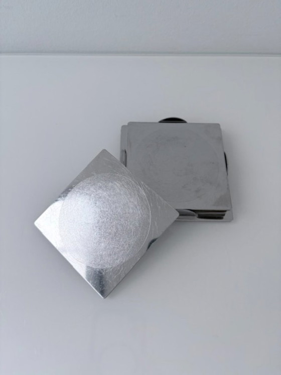 Ikea Groggy Sottobicchieri (6 pezzi) nel supporto – Accessori da tavola, rvs (photo 2 of 10)