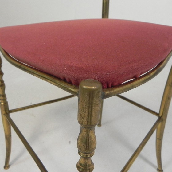 Image 1 of Stuhl im Hollywood-Regency-Stil, Chiavari, 1960er Jahre