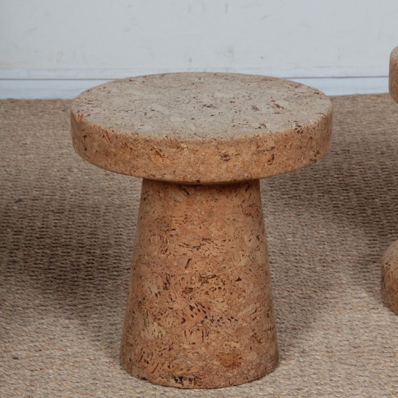 Suite de 3 Tabourets Cork par Jasper Morrison pour Vitra, 2004 (photo 3 of 8)