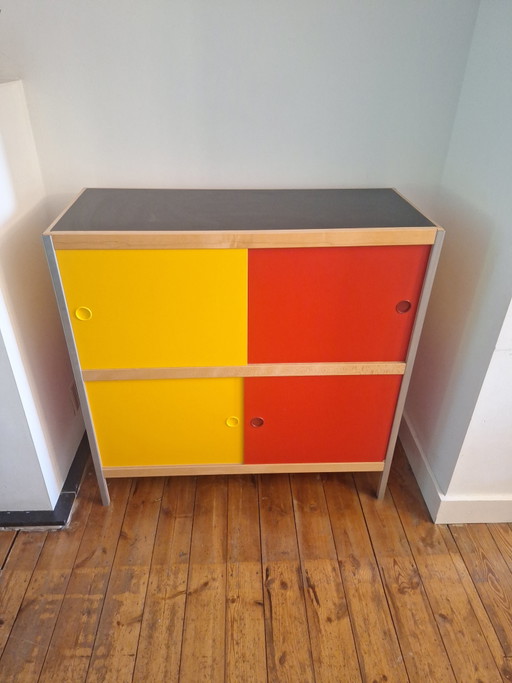 Armadio rosso e arancione Kewlox – kasten, Mdf, Metal (photo 2 of 5)