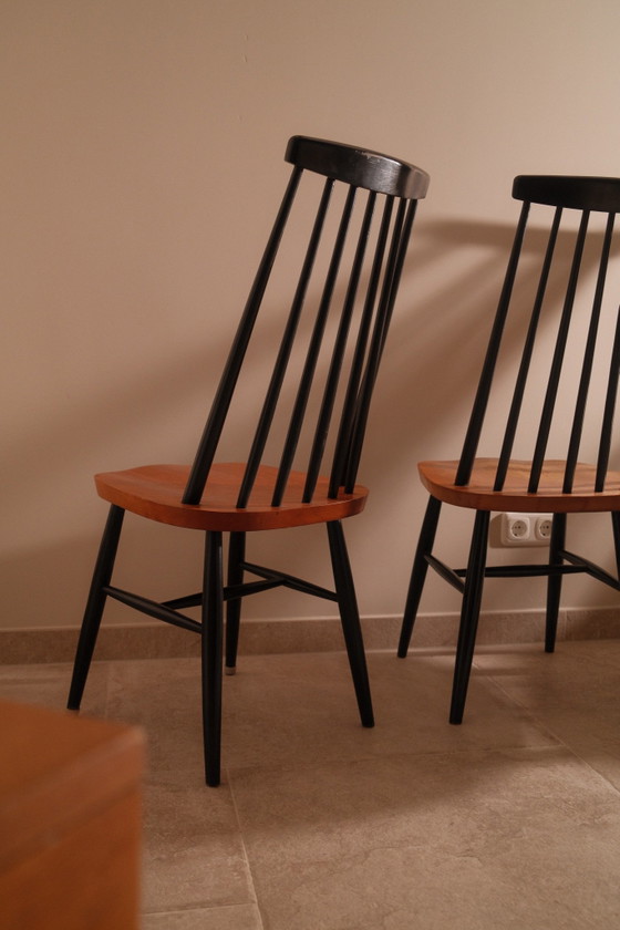 Fanett Pastoe Set van 4 – Eetkamerstoelen, Hout (photo 6 of 9)