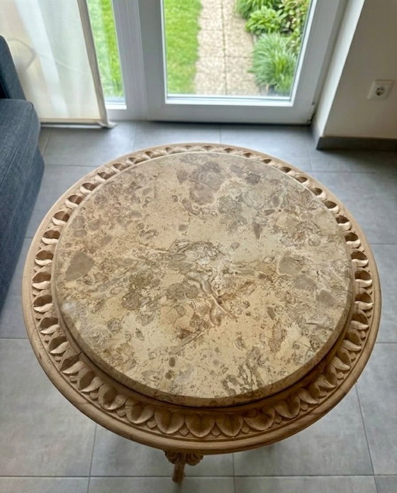 Image 1 of Louis-XV-Barockmöbel – Echter Marmor