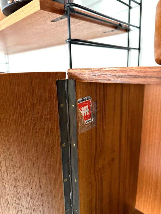 Sistema a parete modulare vintage in teak, Musterring ‘60 – Armadi a muro, Legno, Metallo (photo 8 of 14)