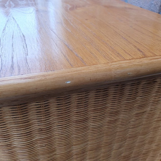 Image 1 of Mooi Vintage Bamboe dressoir uit de jaren 80