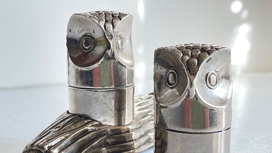 Image 1 of Service M.H. SEL POIVRE Metal Argenté VINTAGE