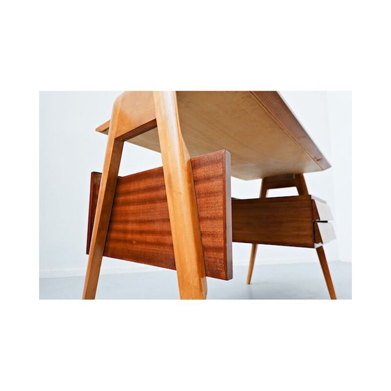 Image 1 of Vintage Desk by Vittorio Dassi Italian 1950s