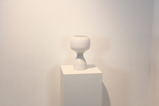 Philips Lampe de table en verre opalin blanc, Dutch Design Style (photo 3 sur 8)