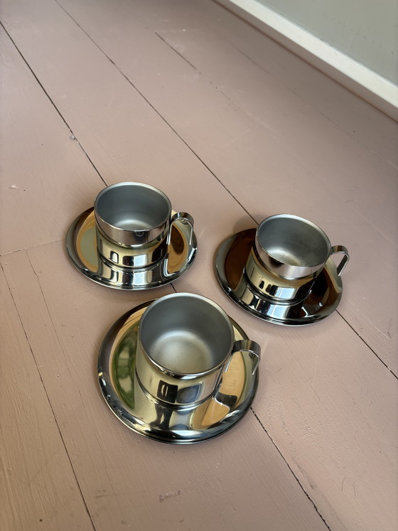 Image 1 of 3 tazas y platillos / Tazas Italwaber