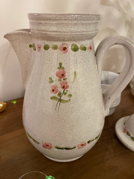 Handgefertigte 3-teilige Teekanne – Geschirr (photo 4 of 5)