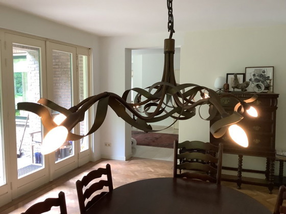 Image 1 of Jacco Maris Ruben Plie Oval 6UC Chandelier Bronze