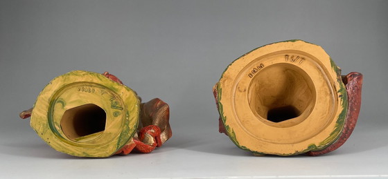 Image 1 of 2 Vintage kerstfiguren Italië – Drie Wijzen – Handbeschilderd in de stijl van Fontanini / Landi