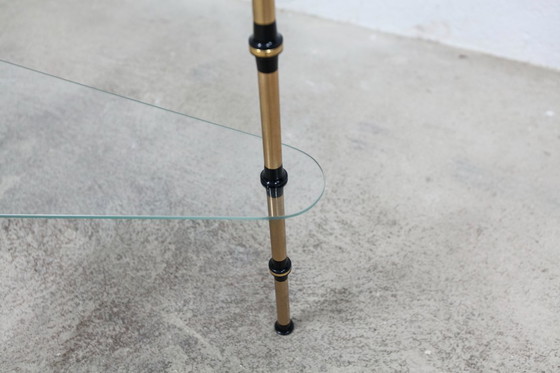 Image 1 of Étagère Présentoir Boulangerie Vitrine de Magasin en Verre et Laiton 1950