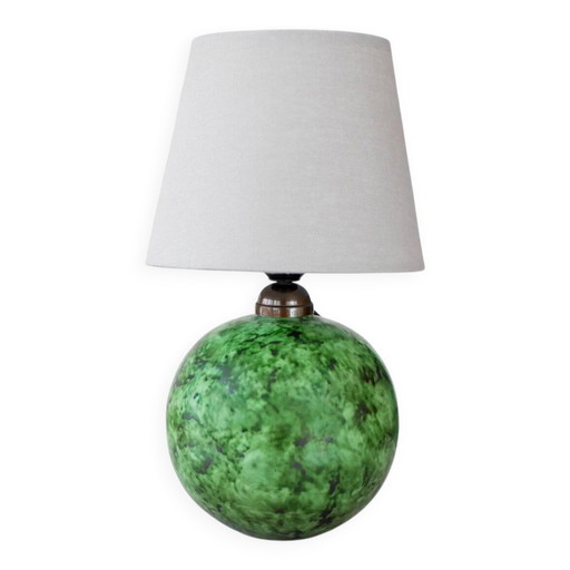 Scandinavian Art Deco table lamp in ceramic by Erik Mornils for Nittsjö, 1930s
