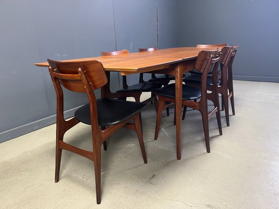 Image 1 of Set da pranzo Mid Century di Louis van Teeffelen per Wébé, anni '60