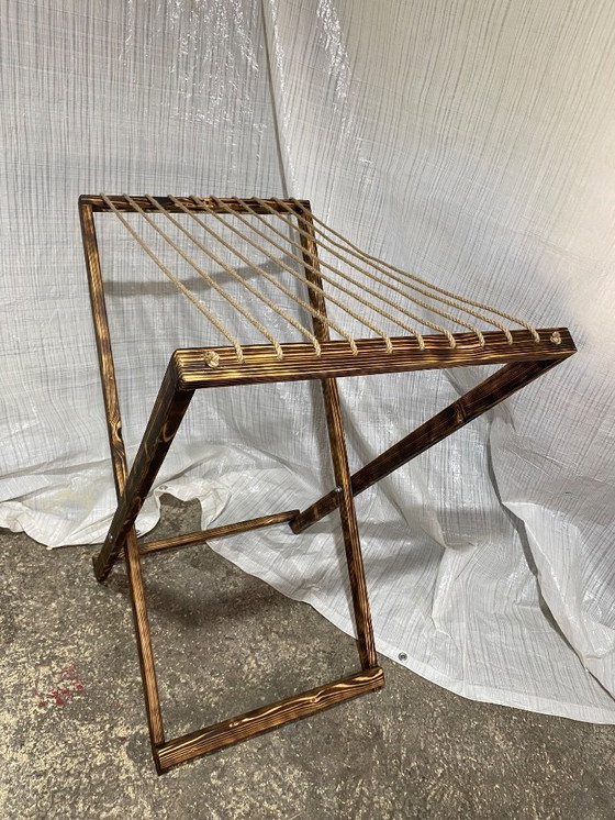 Image 1 of Laundry Drying Rack - Wooden Clothes Airer - Rustic Furniture, Heavy Duty, Vintage Style - NEW