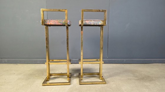 Image 1 of Belgochrom bar stools, set of 2, 1970s