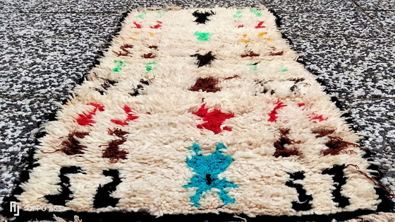 Image 1 of Handgeknoopt Berber kleed wol 159x62cm
