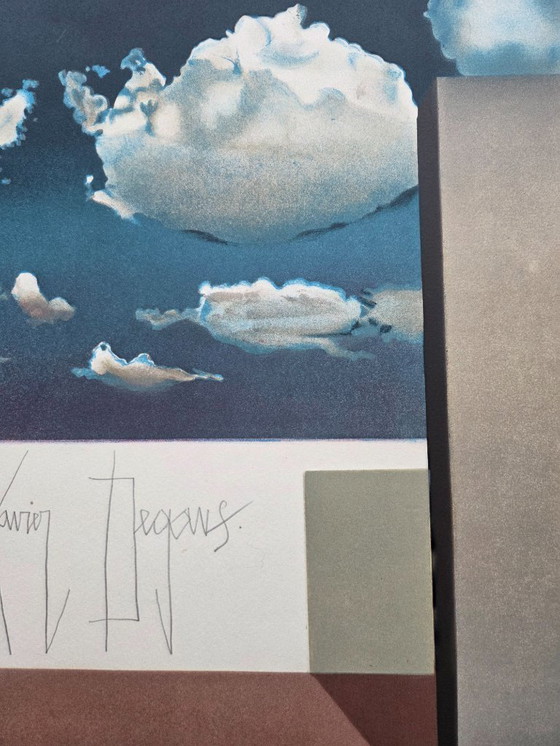 Image 1 of Degans Xavier (geboren in 1949-) - Lithografie, proefdruk van de kunstenaar (ref 4122-1)