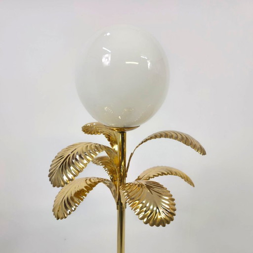 LS Italy gold palm tree lamp table model gilded 70s