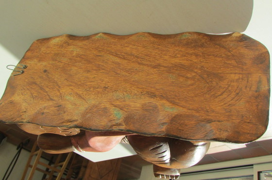 Image 1 of Statuetta in legno, Buddha policromo