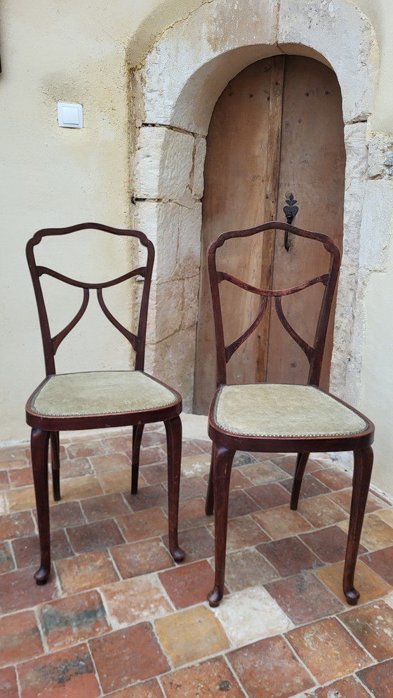 Image 1 of 2 Chaises Thonet Art Nouveau