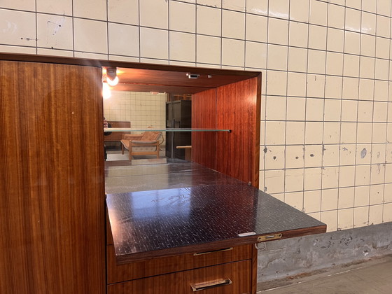 Image 1 of Vintage high-gloss bar cabinet by Van Pelt