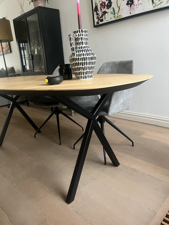 Image 1 of Table du Sud tafel Deens ovaal visgraat