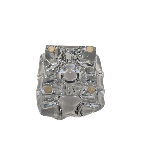 Image 1 of Vintage French crystal ashtray by Bayel, 1960s