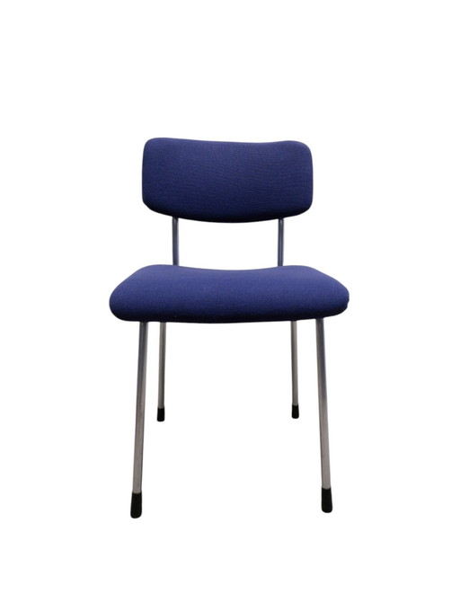 Gispen Chair 1231 Blue Fabric, 1960s