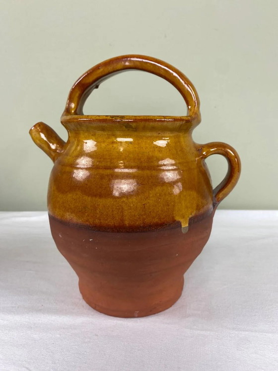 Ochre terracotta water bottle – Glass & Decanter (photo 6 of 12)