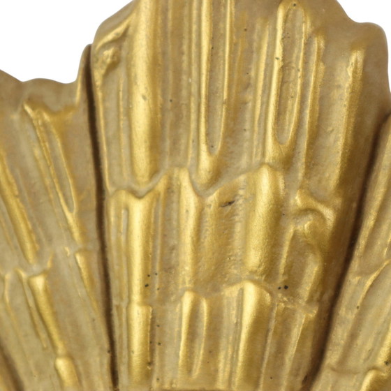 Image 1 of Golden Sunburst Plaster Sunburst Mirror