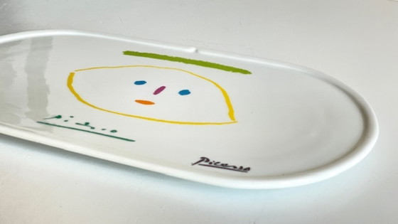 Image 1 of Serveerschaal/bord gesigneerd door Picasso