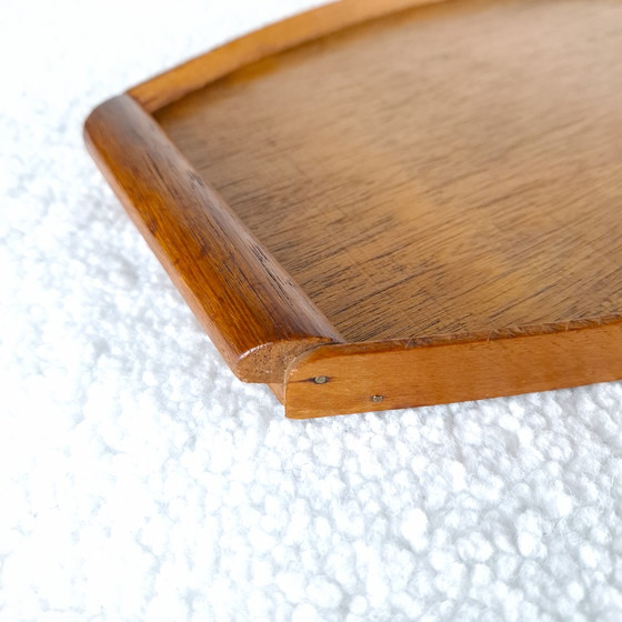 Image 1 of Art Deco wooden serving tray, 1920s/1930s, oval