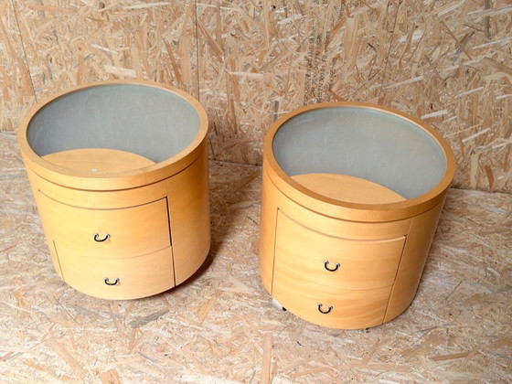 Image 1 of Tables de chevet design Hülsta - lot de 2