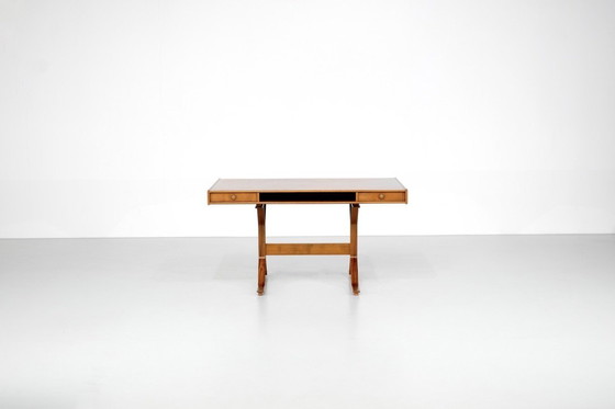 Image 1 of Schreibtisch "530" von Gianfranco Frattini für Bernini, Italien 1960er Jahre.