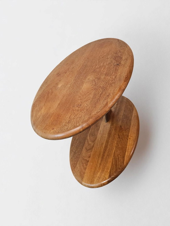 Image 1 of Designer teak side table Side table trolley Danish Design Made in Denmark