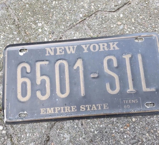 Plaque d'immatriculation vintage de New York, – cadeaus, Metal (photo 2 of 5)