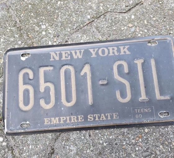 Plaque d'immatriculation vintage de New York, – Cadeaux, Metal (photo 2 of 5)