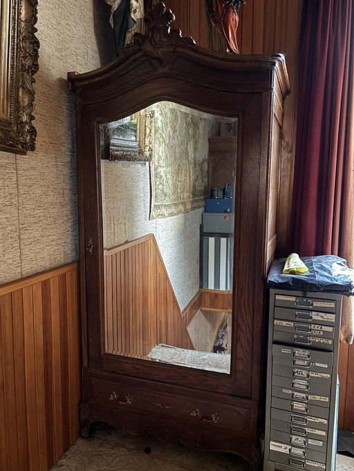 Antique Cabinet with mirror