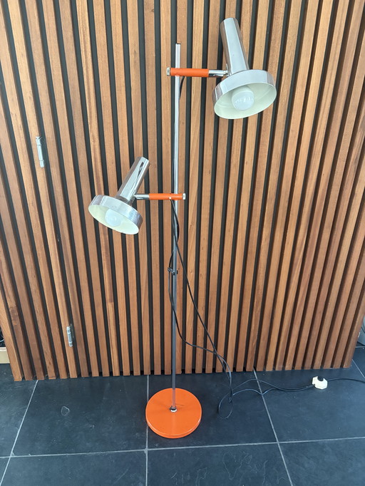 Vintage Vloerlamp - Seventies Oranje