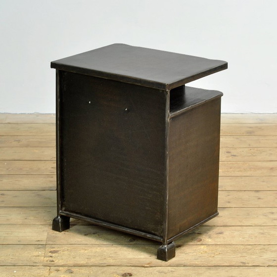 Table de chevet en fer, vers 1930 – Tables de nuit, Iron, Metal (photo 10 of 10)