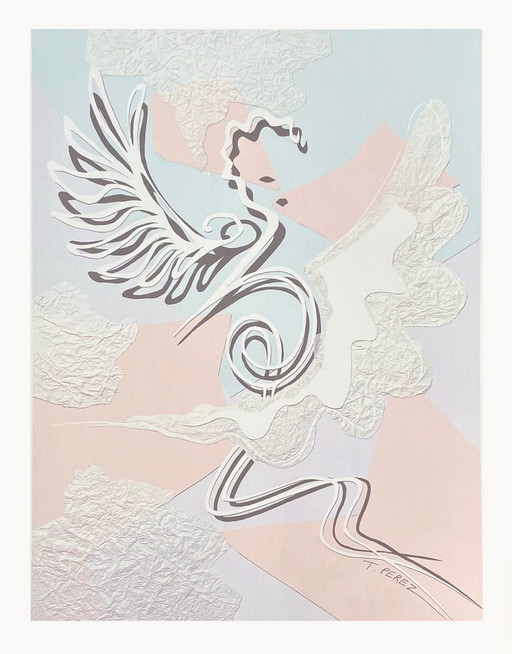 Serigrafia di Thierry PEREZ, L'air, 1997