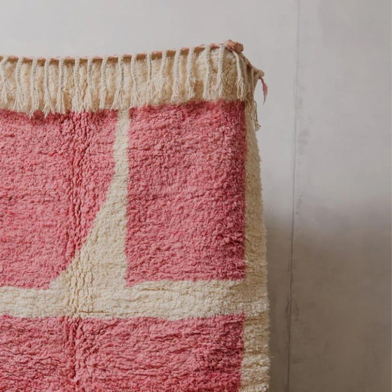 Roze vloerkleed 250cm x 160cm voor de woonkamer – Vloerkleden en tapijten, Wool (photo 6 of 7)
